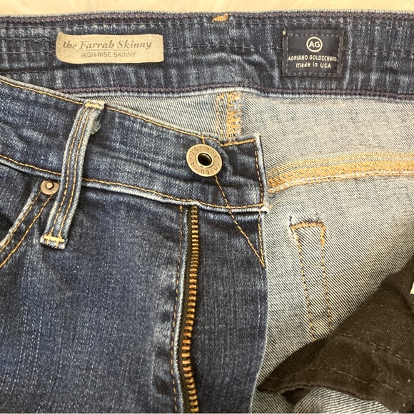 Adriano Goldschmied AG Farrah Skinny High Rise Jeans Women's 27 - Picture 9 of 10
